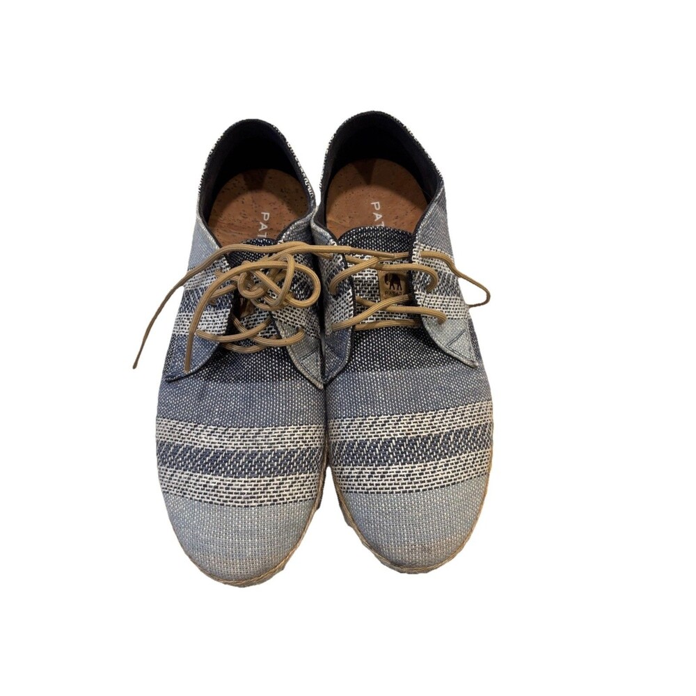 Men 8 M Patara‎ Nomad Shoes Lace-Up Sneakers Cork Sustainable Eco-friendly Woven